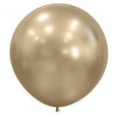 Large 60cm Silk Gold Dust Balloons